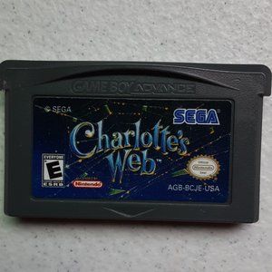 Gameboy Advance Game Only Charlotte's Web Sega Brand